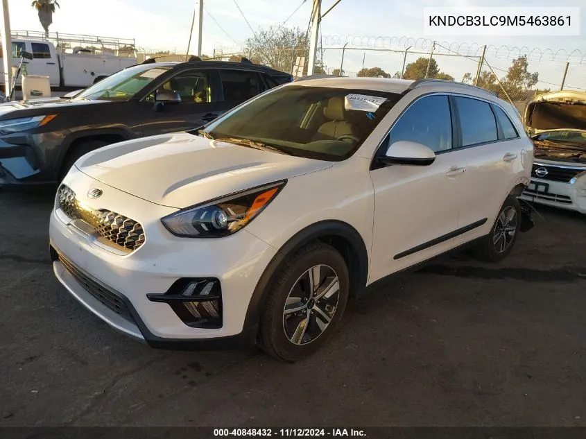 2021 Kia Niro Lxs VIN: KNDCB3LC9M5463861 Lot: 40848432