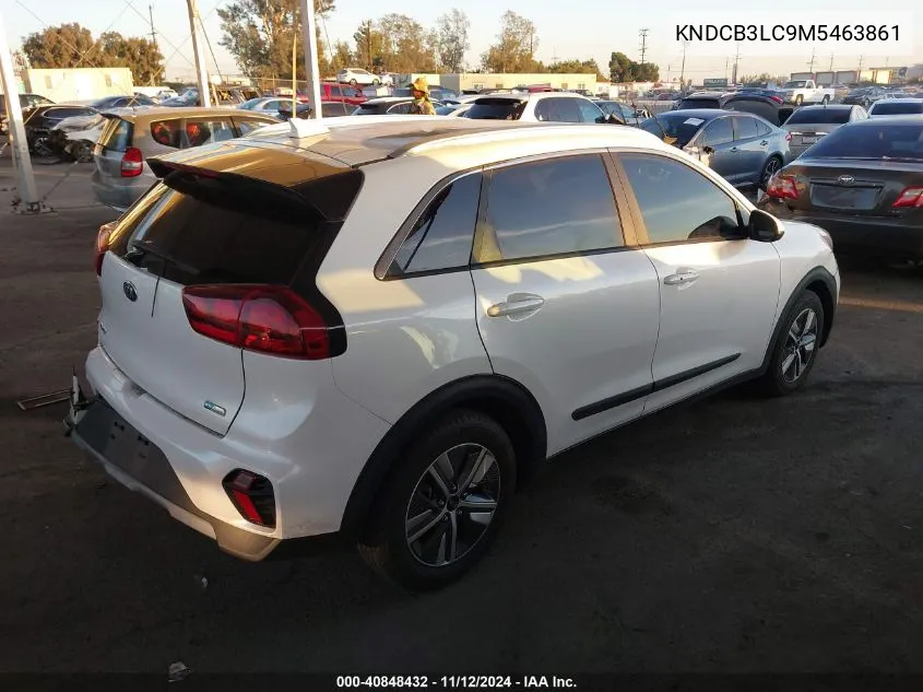 2021 Kia Niro Lxs VIN: KNDCB3LC9M5463861 Lot: 40848432