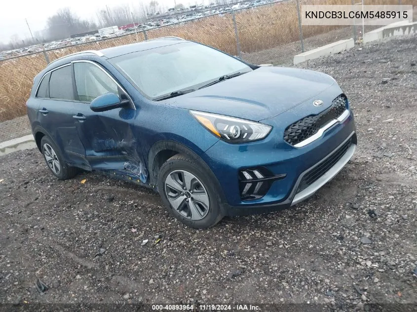 2021 Kia Niro Lx VIN: KNDCB3LC6M5485915 Lot: 40893964