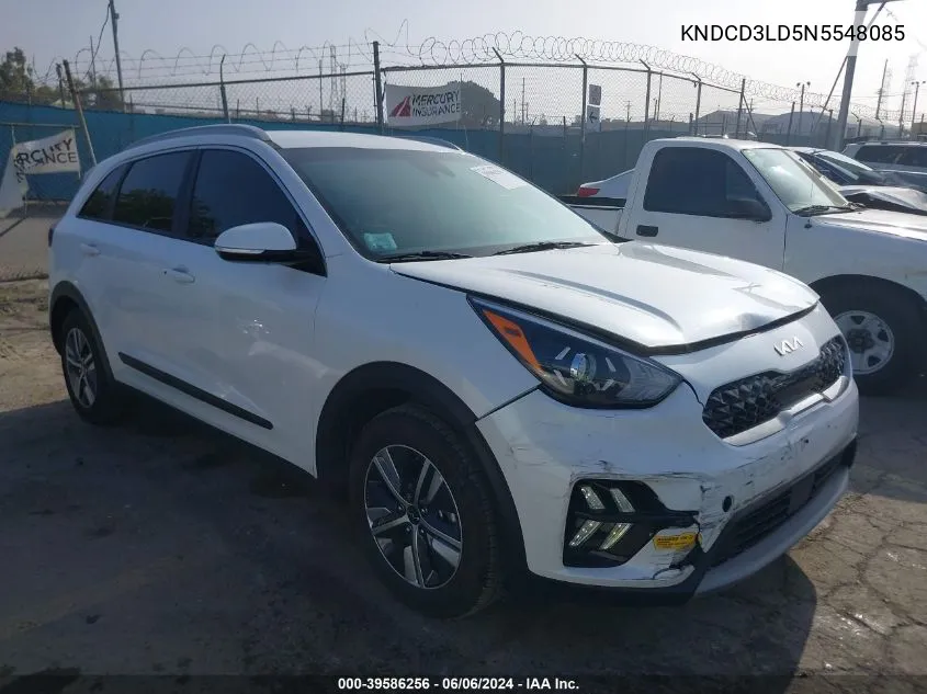 2022 Kia Niro Plug-In Hybrid Ex VIN: KNDCD3LD5N5548085 Lot: 39586256