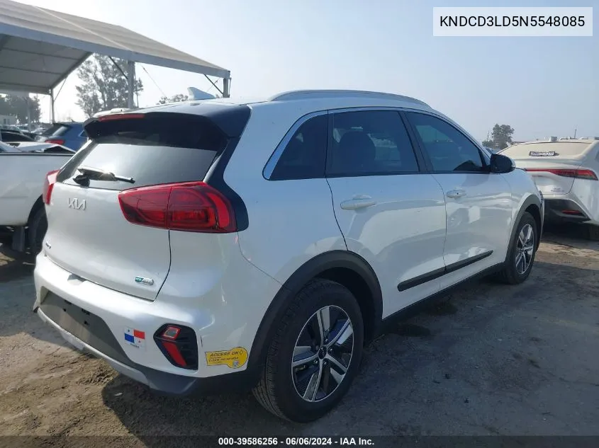 2022 Kia Niro Plug-In Hybrid Ex VIN: KNDCD3LD5N5548085 Lot: 39586256