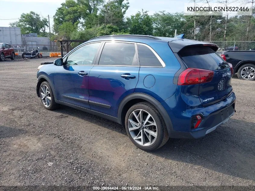 2022 Kia Niro Touring Se VIN: KNDCC3LC5N5522466 Lot: 39694424