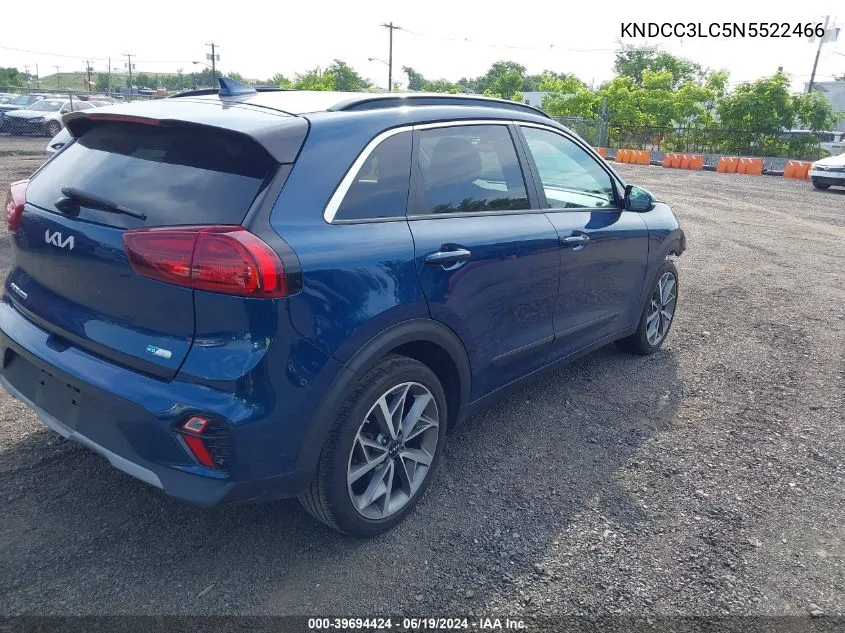 2022 Kia Niro Touring Se VIN: KNDCC3LC5N5522466 Lot: 39694424