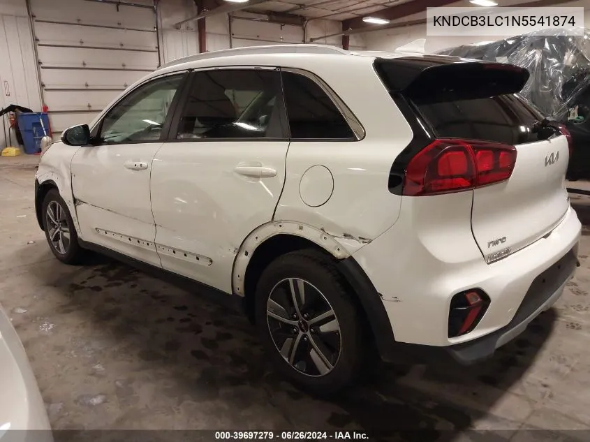 2022 Kia Niro Lxs VIN: KNDCB3LC1N5541874 Lot: 39697279