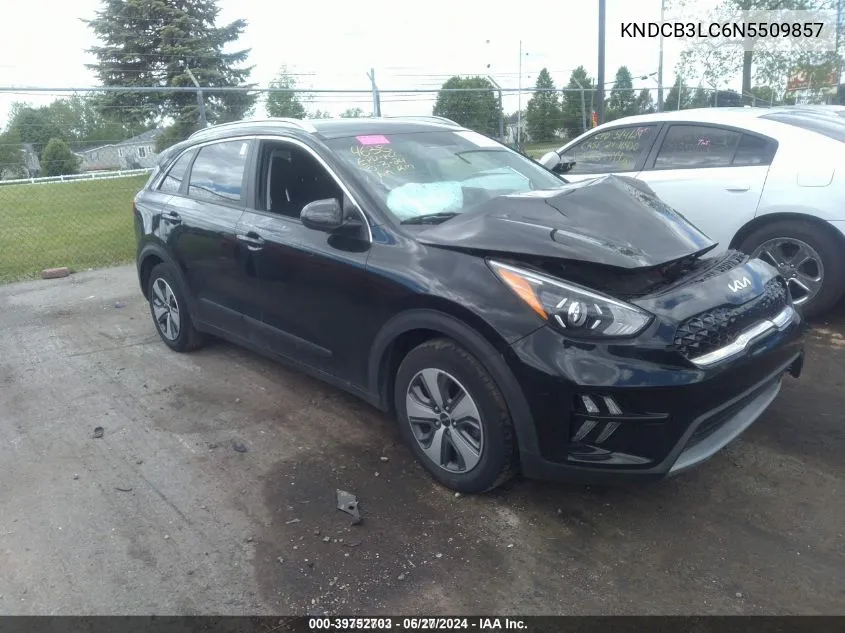 KNDCB3LC6N5509857 2022 Kia Niro Lx