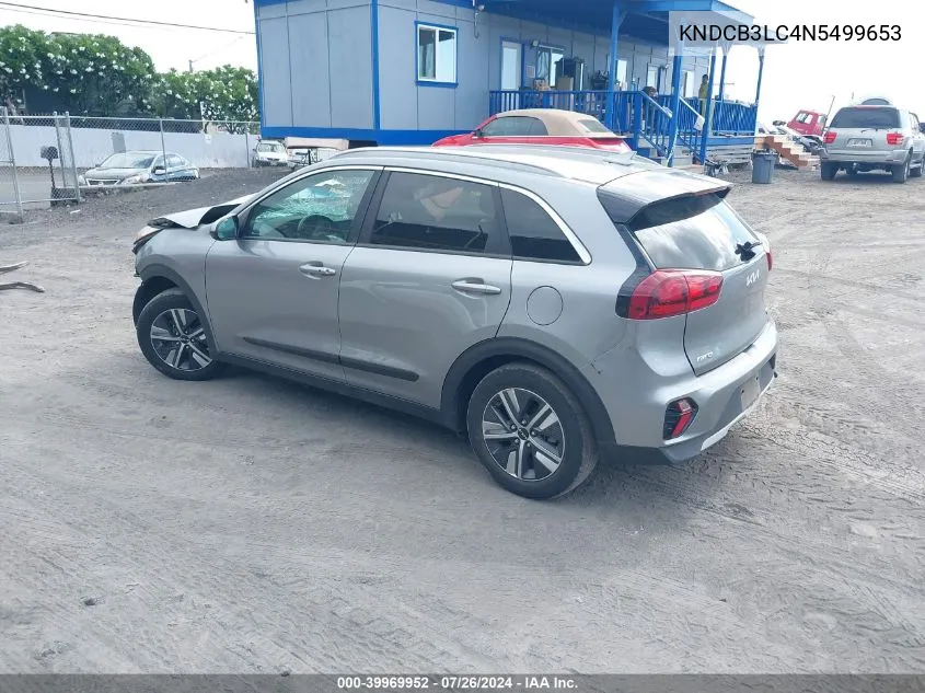 2022 Kia Niro Lxs Se VIN: KNDCB3LC4N5499653 Lot: 39969952