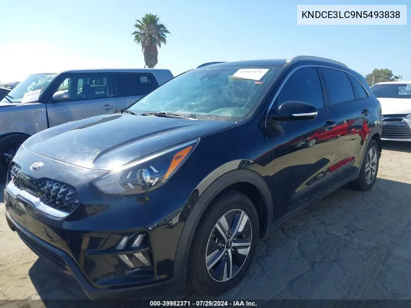 2022 Kia Niro Ex Premium VIN: KNDCE3LC9N5493838 Lot: 39982371