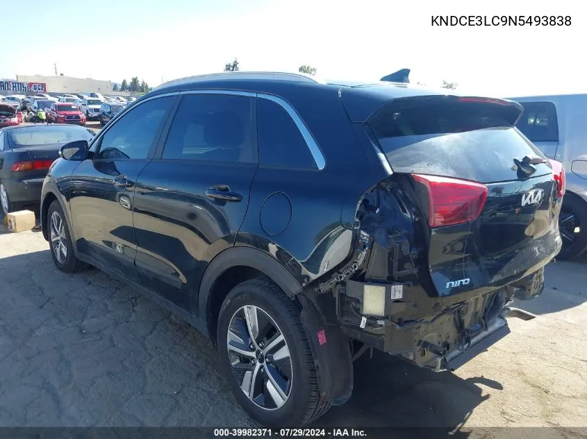 2022 Kia Niro Ex Premium VIN: KNDCE3LC9N5493838 Lot: 39982371