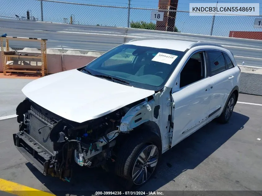 KNDCB3LC6N5548691 2022 Kia Niro Lxs