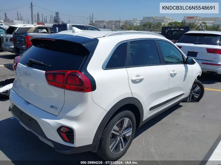 KNDCB3LC6N5548691 2022 Kia Niro Lxs