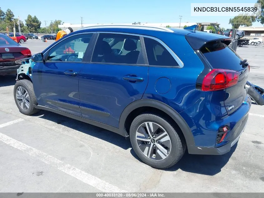 KNDCB3LC8N5545839 2022 Kia Niro Lxs