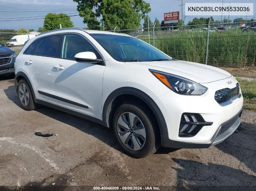 KNDCB3LC9N5533036 2022 Kia Niro Lx