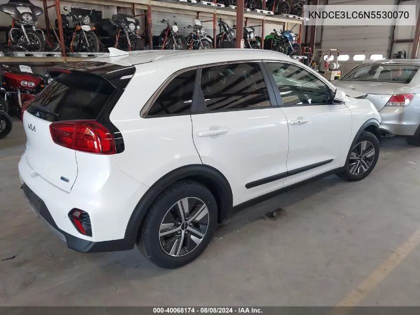 KNDCE3LC6N5530070 2022 Kia Niro Ex Premium