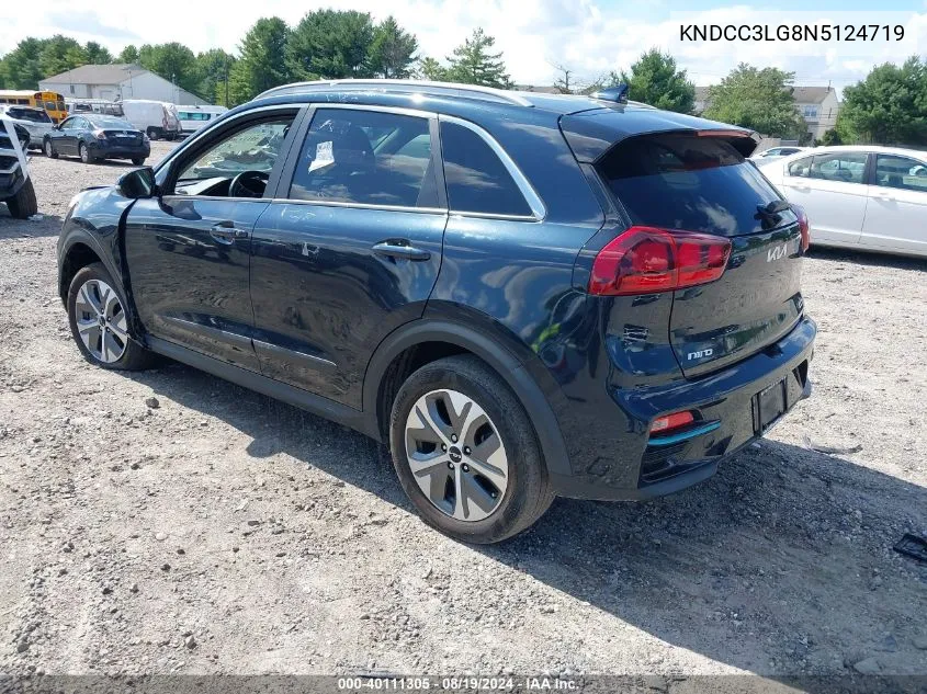 2022 Kia Niro Ev Ex VIN: KNDCC3LG8N5124719 Lot: 40111305