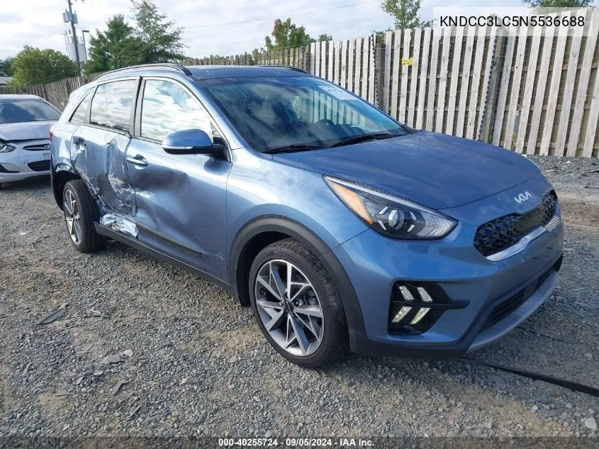 2022 Kia Niro Touring Special Edition VIN: KNDCC3LC5N5536688 Lot: 40255724