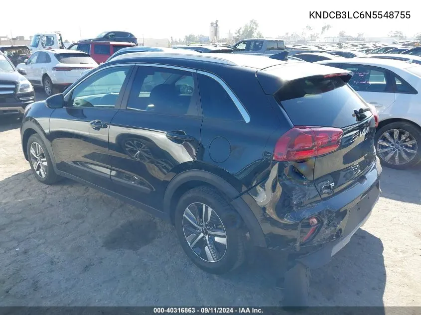 KNDCB3LC6N5548755 2022 Kia Niro Lx/Lxs/Lxs Se