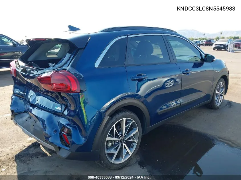 2022 Kia Niro Touring Se VIN: KNDCC3LC8N5545983 Lot: 40333088