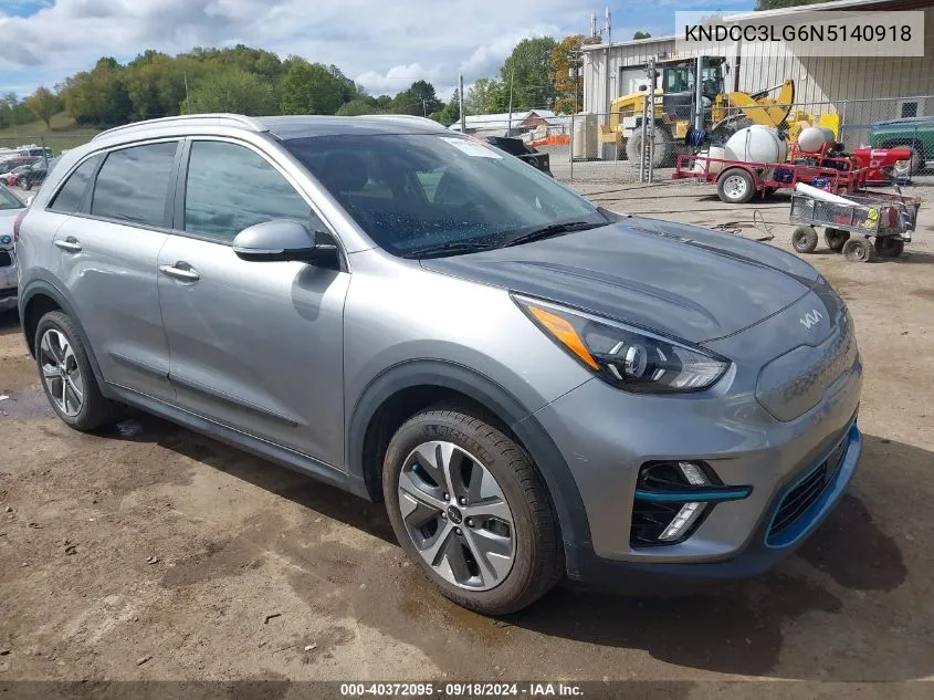 KNDCC3LG6N5140918 2022 Kia Niro Ev Ex