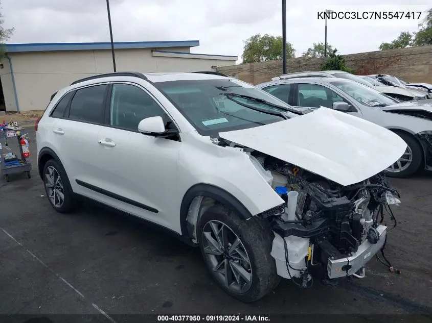 2022 Kia Niro Touring Se VIN: KNDCC3LC7N5547417 Lot: 40377950