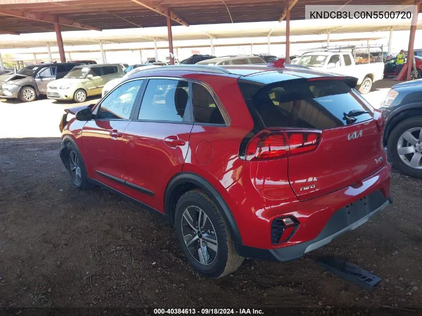 KNDCB3LC0N5500720 2022 Kia Niro Lxs Se