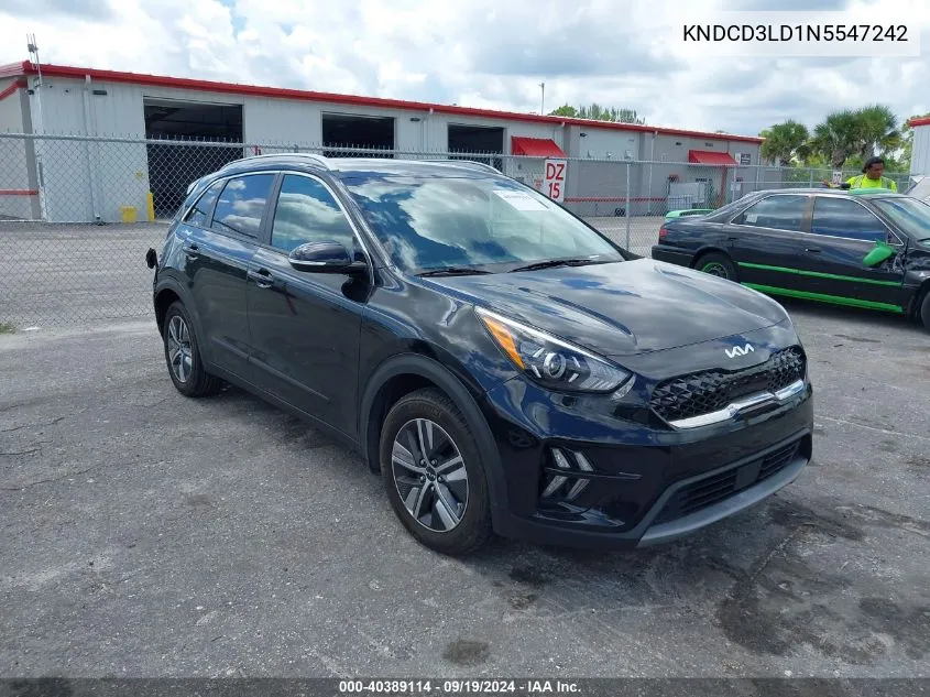 KNDCD3LD1N5547242 2022 Kia Niro Plug-In Hybrid Ex