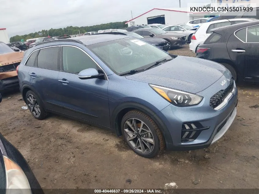 2022 Kia Niro Touring Se VIN: KNDCC3LC5N5501939 Lot: 40446637