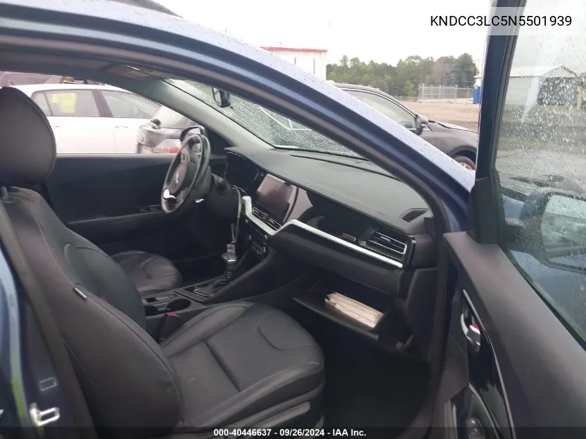 2022 Kia Niro Touring Se VIN: KNDCC3LC5N5501939 Lot: 40446637