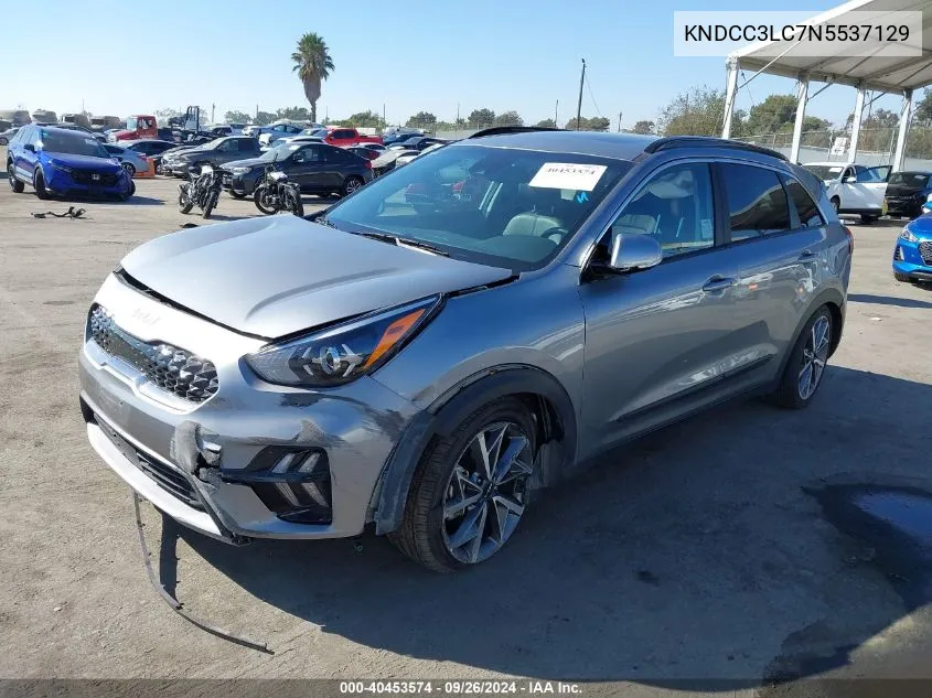 2022 Kia Niro Touring Se VIN: KNDCC3LC7N5537129 Lot: 40453574