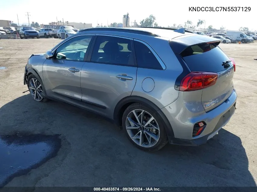 2022 Kia Niro Touring Se VIN: KNDCC3LC7N5537129 Lot: 40453574