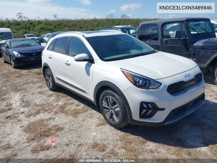 2022 Kia Niro Ex Premium VIN: KNDCE3LCXN5489846 Lot: 40566440