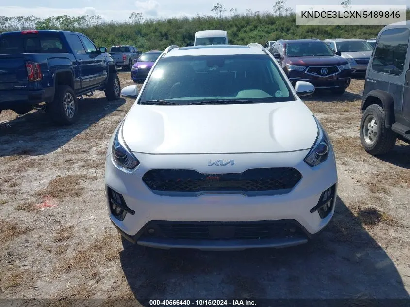 2022 Kia Niro Ex Premium VIN: KNDCE3LCXN5489846 Lot: 40566440