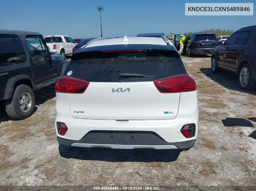 2022 Kia Niro Ex Premium VIN: KNDCE3LCXN5489846 Lot: 40566440