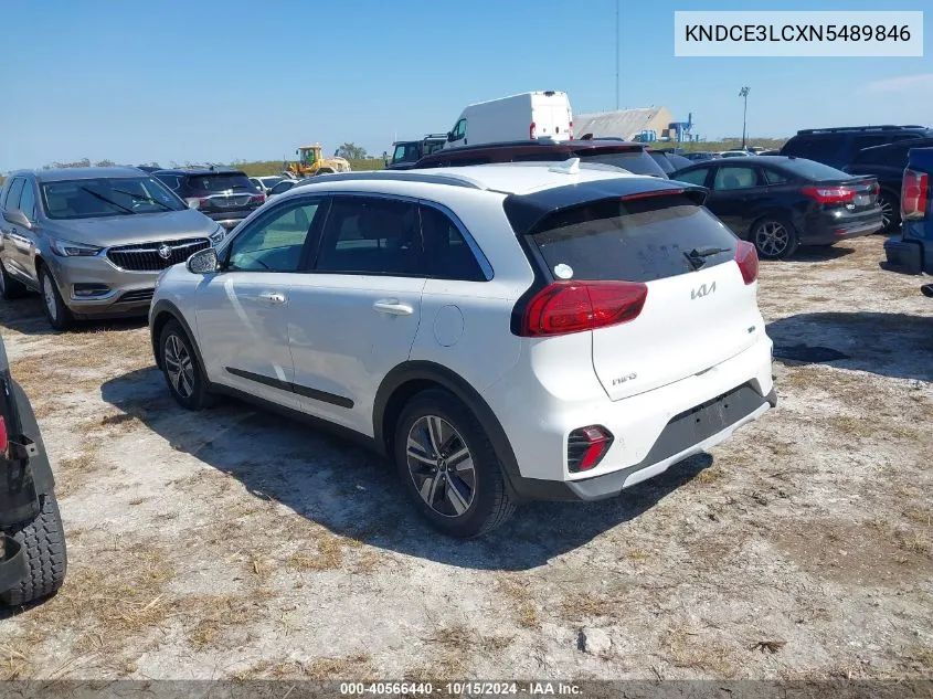 2022 Kia Niro Ex Premium VIN: KNDCE3LCXN5489846 Lot: 40566440