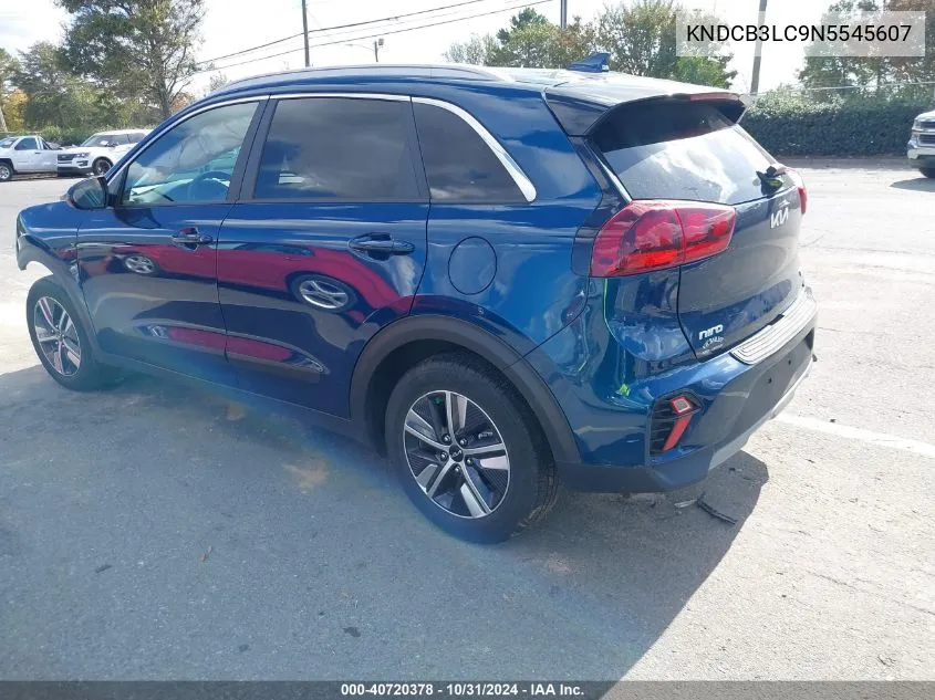 2022 Kia Niro Lxs Se VIN: KNDCB3LC9N5545607 Lot: 40720378