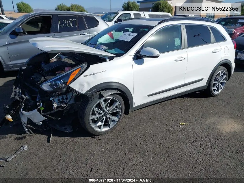 2022 Kia Niro Touring Se VIN: KNDCC3LC1N5522366 Lot: 40771028