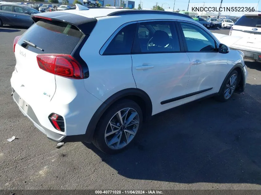 2022 Kia Niro Touring Se VIN: KNDCC3LC1N5522366 Lot: 40771028