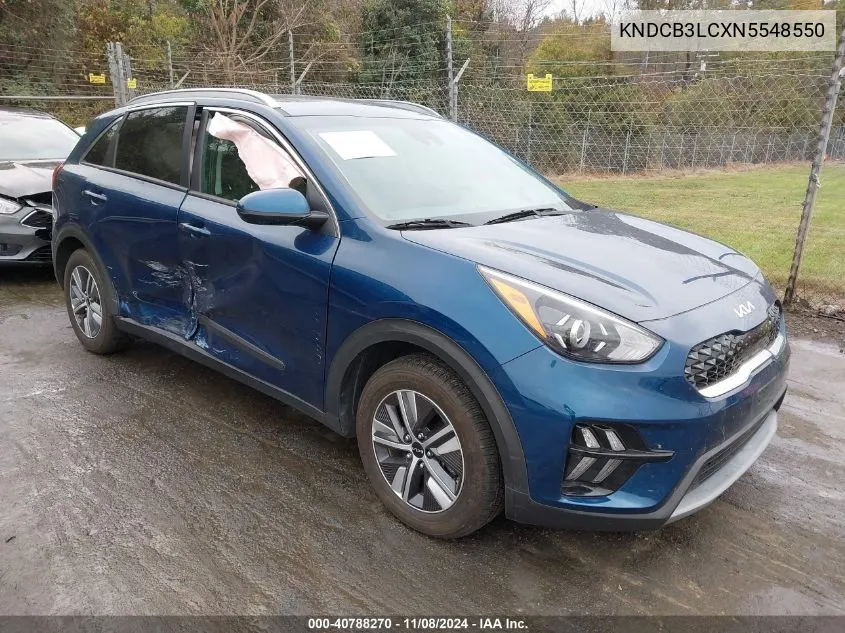 2022 Kia Niro Lxs VIN: KNDCB3LCXN5548550 Lot: 40788270