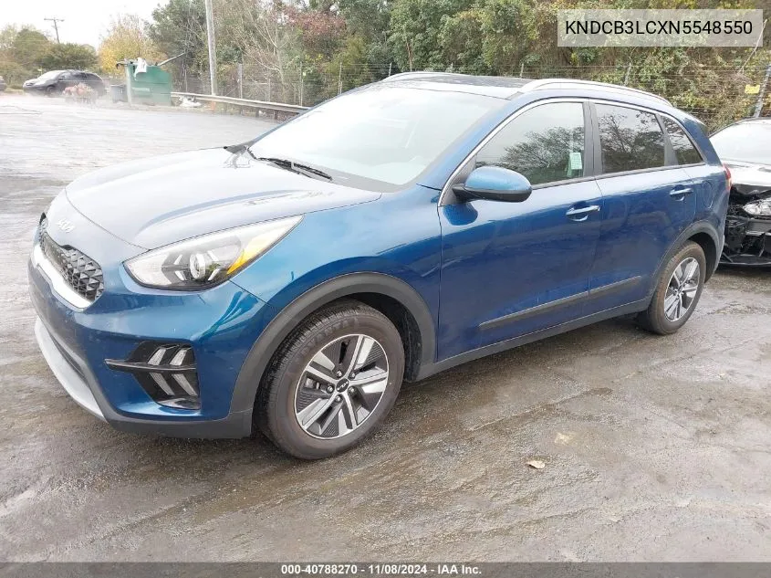 2022 Kia Niro Lxs VIN: KNDCB3LCXN5548550 Lot: 40788270