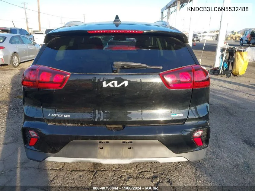 2022 Kia Niro Lx VIN: KNDCB3LC6N5532488 Lot: 40798844