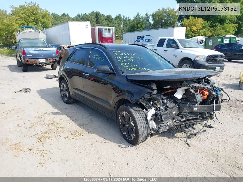 2023 Kia Niro Ev VIN: KNDCT3L12P5073152 Lot: 12086374