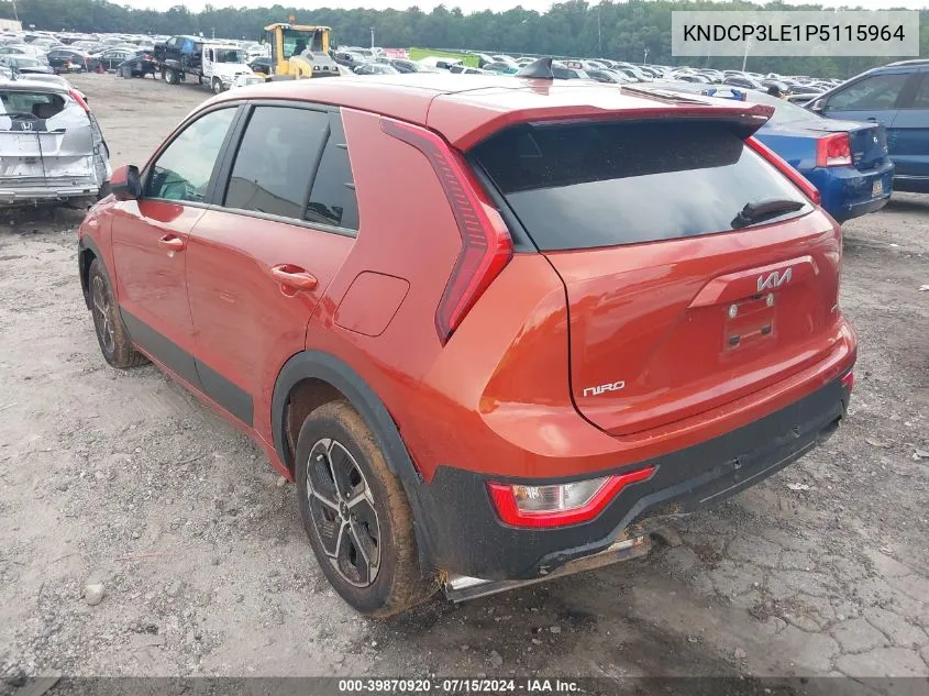 KNDCP3LE1P5115964 2023 Kia Niro Lx