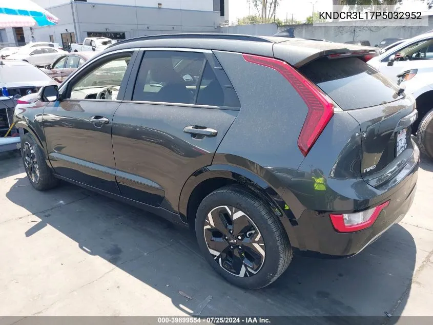 2023 Kia Niro Ev Wind VIN: KNDCR3L17P5032952 Lot: 39899554