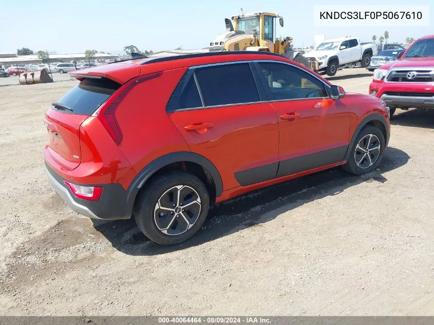 2023 Kia Niro Plug-In Hybrid Ex VIN: KNDCS3LF0P5067610 Lot: 40064464