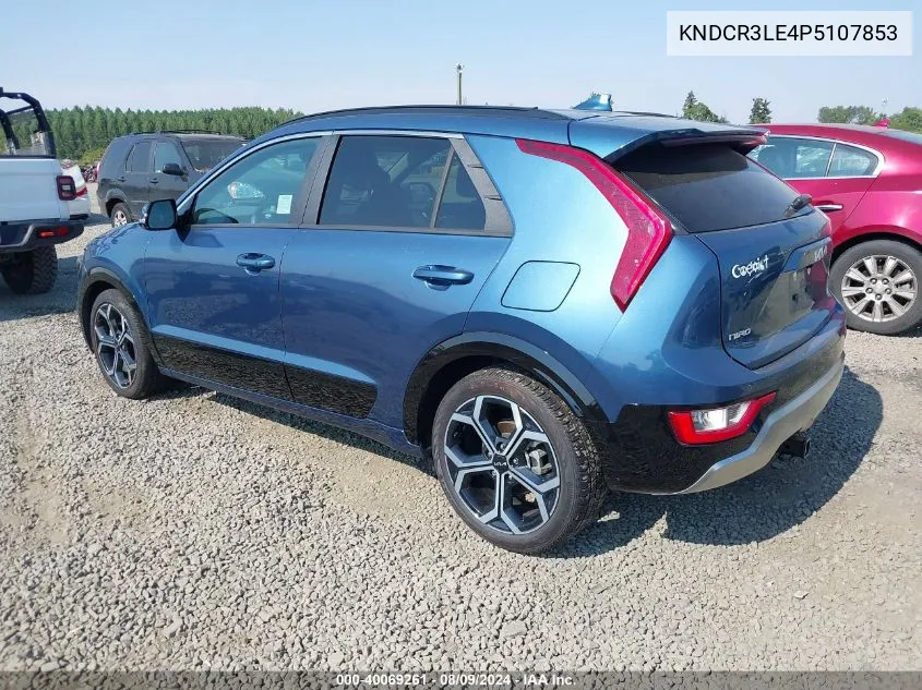 2023 Kia Niro Ex Touring VIN: KNDCR3LE4P5107853 Lot: 40069261