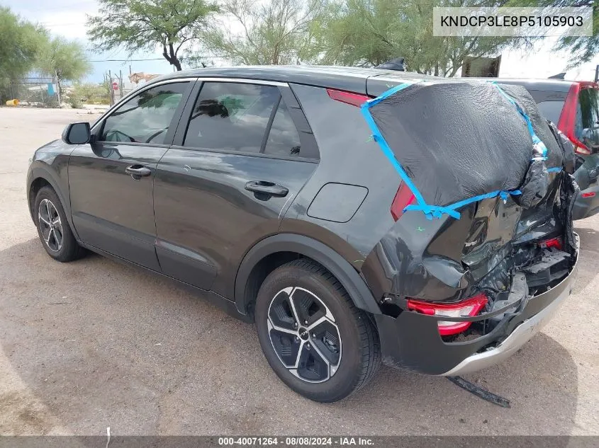 2023 Kia Niro Lx VIN: KNDCP3LE8P5105903 Lot: 40071264