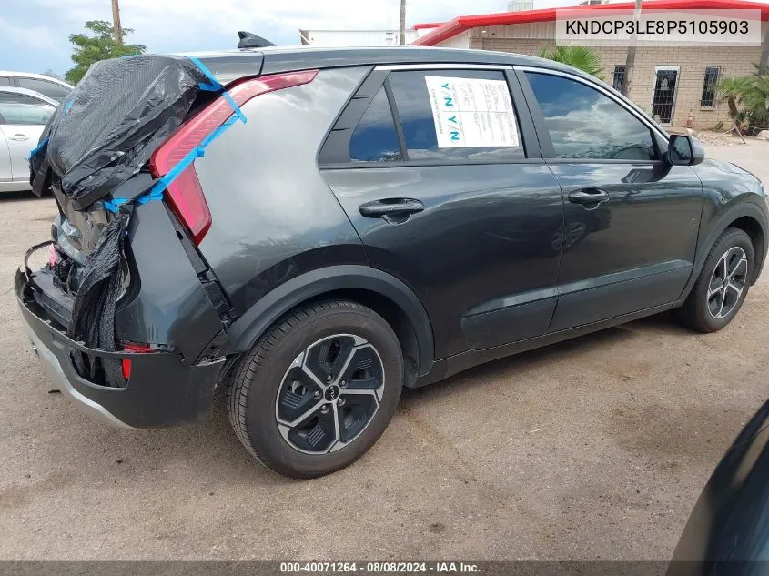 2023 Kia Niro Lx VIN: KNDCP3LE8P5105903 Lot: 40071264