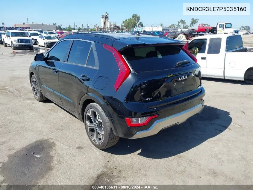 2023 Kia Niro Ex Touring VIN: KNDCR3LE7P5035160 Lot: 40135631