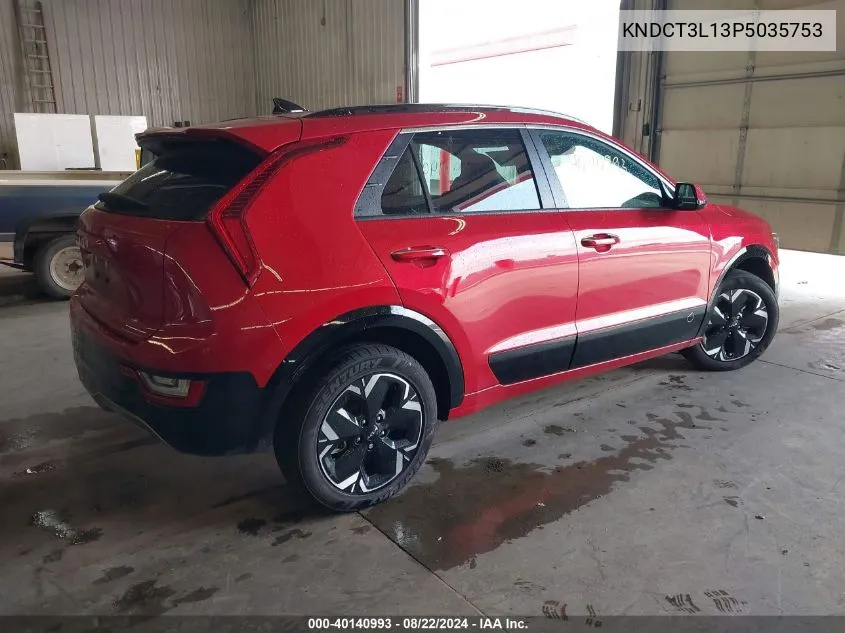 2023 Kia Niro Ev Wave VIN: KNDCT3L13P5035753 Lot: 40140993