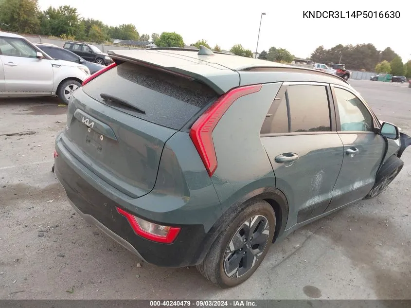 2023 Kia Niro Ev Wind VIN: KNDCR3L14P5016630 Lot: 40240479