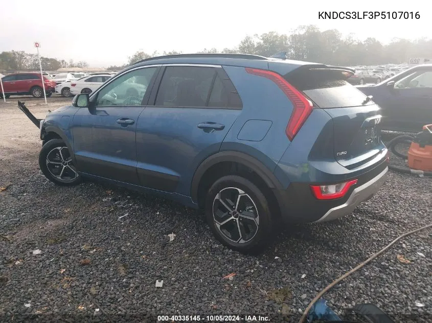 2023 Kia Niro Plug-In Hybrid Ex VIN: KNDCS3LF3P5107016 Lot: 40335145